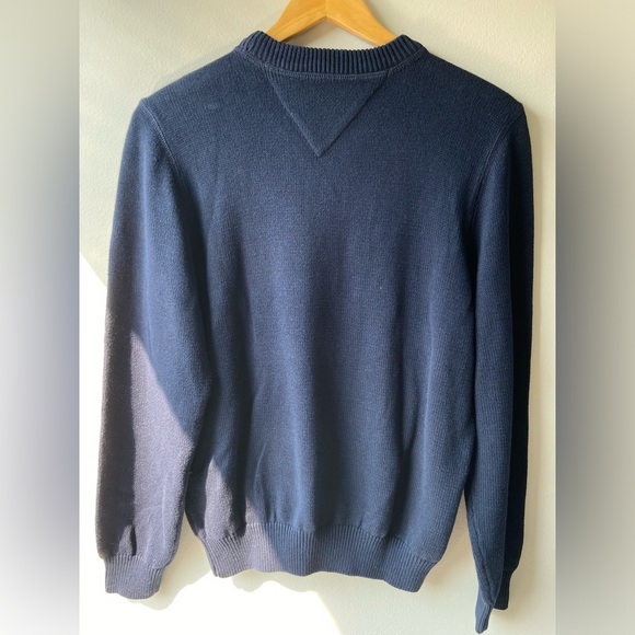 Tommy Hilfiger navy knit crewneck sweater NWT - Picture 4 of 6